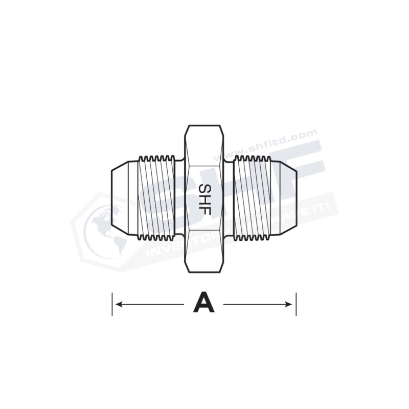 JIC 37 Flare Tube Adapters 37 Degree JIC Stainless Steel Adapters