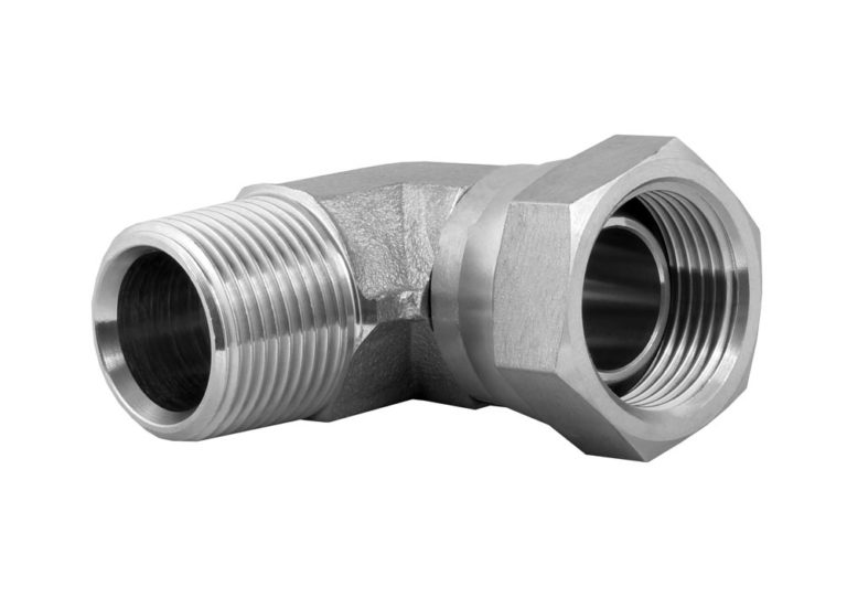 1501 MNPT x FNPSM 90° Stainless Hose Fittings LTD